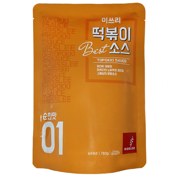 미쓰리떡볶이소스 780g<br>(1순한맛)